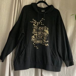 HARRY POTTER MARAUDER'S MAP GRAPHIC HOODIE- Torrid Size 2